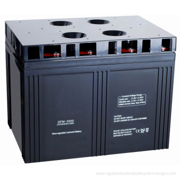 Sla Gfm2000 Storage Abs Or Pp Resin Ups System 2000ah 12v Sealed Lead Acid Batteries